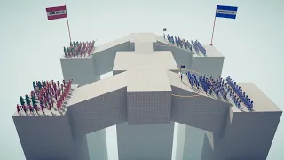 80x UNIT vs 100x ALL FACTION - Totally Accurate Battle Simulator | TABS