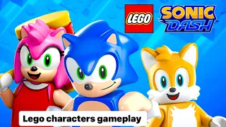 Sonic dash: Lego Sonic Amy and tails