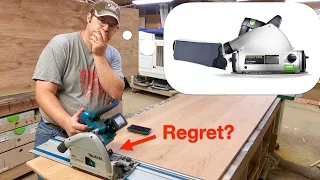 Do I REGRET not buying the Festool? Makita Track Saw 1 year review || The Recreational Woodworker