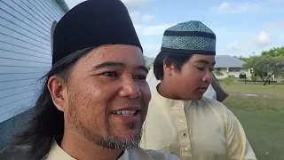 #Hari Raya# Masjid Pulau Cocos Australia, Lepas sembahyang pergi Ziarah Kuburan.@islanderbro1971