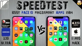 Samsung Galaxy S20 Ultra vs iPhone 11 Pro Max Speed Test