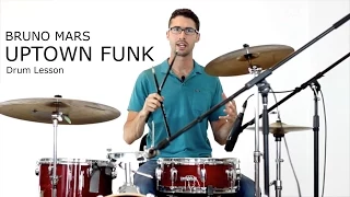 DRUM LESSON: UPTOWN FUNK by Bruno Mars