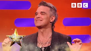 Robbie Williams talks about being at number one for longer than ELVIS | The Graham Norton Show - BBC