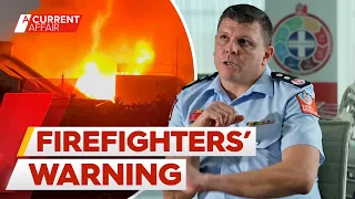 Common household item sparks firefighter warning | A Current Affair