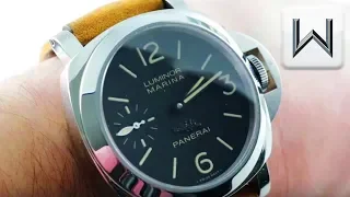 Panerai Luminor Marina PAM 412 Stainless Steel Pig Dial Luxury Watch Review