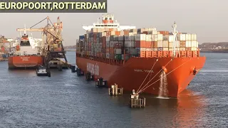 SHIPSPOTTING 2021// MONTE VERDE CONTAINER SHIP AT EUROPOORT,ROTTERDAM...FEBRUARY 20, 2021