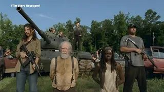 Governor attacks prison, kills Hershel, sparks war. Prison destroyed, Rick's group scattered.