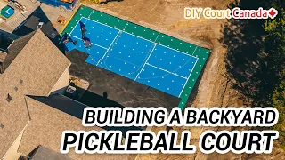 Building A Custom Do It Yourself Pickleball Court | DIY Court Canada