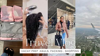 CHICAGO TRAVEL VLOG✈️ Prep/Pack for Milwaukee + Beauty Supply Haul + Hair Routine + Luxury Shopping