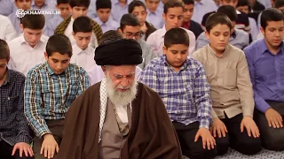 shia congregational prayer in iran  | prayer by ayatollah seyyed ali khamenei | shiite | syiah solat