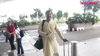 Pankaj Tripathi With His Family Spotted At Mumbai Airport