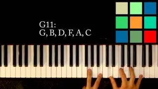 How To Play A G11 Chord On The Piano