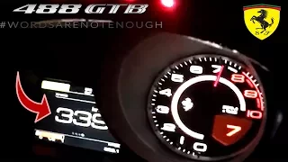 PORSCHE 991 GT3 vs Ferrari 488 GTB ISTANBUL / BURSA Otoban 340 kmh
