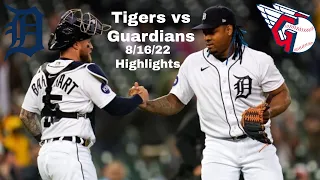 Detroit Tigers vs Cleveland Guardians 8/16/22 Highlights (Part 1)