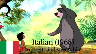 Bare Necessities- Romance Languages Multilanguage