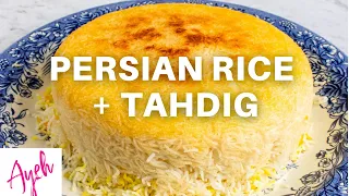 Persian Rice with Tahdig - Cooking With Ayeh