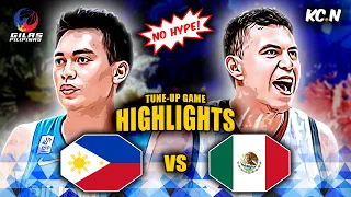 Gilas Pilipinas vs Mexico Highlights | FIBA World Cup 2023 tune-up #fibawc