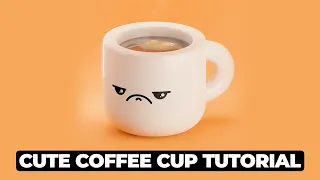 Blender 3D - Character Animation Tutorial! CUTE Coffee Cup