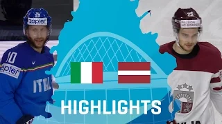 Italy - Latvia | Highlights | #IIHFWorlds 2017