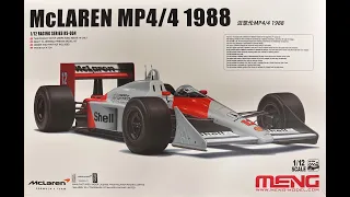 SENNA v. PROST McLaren MP4/4 Meng 1/12 (RS004) kit review