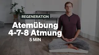 Blackroll Übungen | 5 MIN Atemübungen 4-7-8 Atmung | Stress & Ängste loslassen