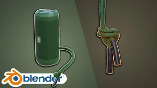 Blender Product Design Tutorial - Rope and Knots (Arijan)
