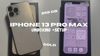 iPHONE 13 PRO MAX (UNBOXING+ACCESSORIES+SETUP) *AESTHETIC*| Xanthe Naomi