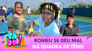 Romeu leva bolada de Rosalina nos bastidores da novela | Tá On