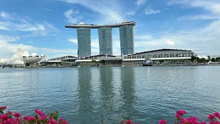 Singapore 🇸🇬  Walking Tour 2024 | From Marina Bay Sands to Gardens By The Bay