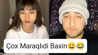 Nia Kurbanova ve Nəsib  canlı yayım /.Coxx maraqlı 😊😄