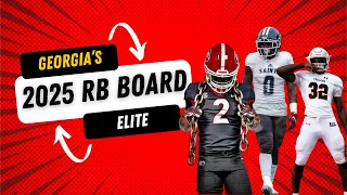 Georgia's 2025 Running Back Recruiting Board Looks ELITE