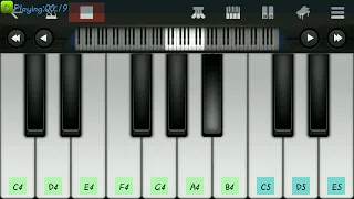 TU JAHAAN song on mobile piano |tutorial|#entertainingaman