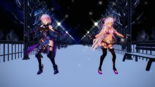 【MMD R-18】マシュとペレで『スイートマ〇ック』【Fate/MMD】