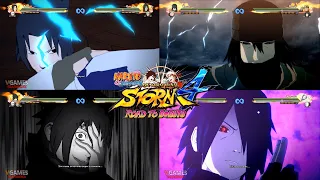 [60 FPS] All Sasuke Uchiha Ultimate Jutsu | Naruto Ultimate Ninja Storm 4 Road To Boruto