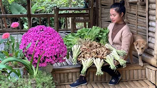 FULL VIDEO: 45 days of harvesting lemongrass, coriander, papaya, and tomatoes to sell at the market