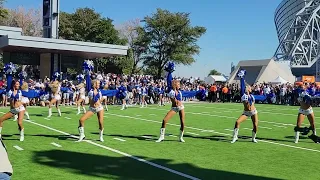 Dallas Cowboys Cheerleaders pregame Miller Lite house 10/2/22 south view