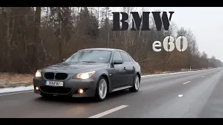 BMW e60 2.5d  M-Pack Обзор и тест-драйв Разгон 0-100.