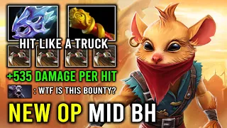 NEW OP MID BH +535 Damage Per Hit Moon Shard MKB Brutal Physical Jinada DMG Dota 2