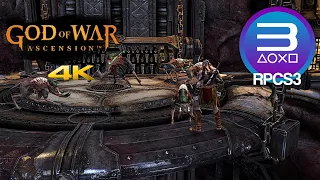 RPCS3 0.0.14-11683 | God of War Ascension 4K UHD | PS3 Emulator Gameplay