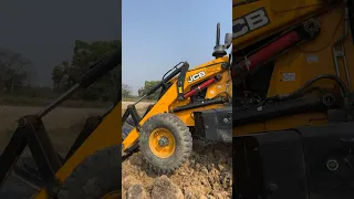 JCB 3DX Machine Making Farming Field In Village #shorts