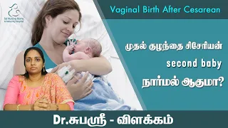 VBAC | Vaginal Birth After Cesarean | Explained | Tamil | Dr. Subasri. S. R