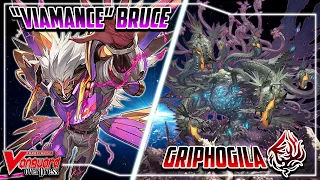 Cardfight!! Vanguard OverDress : "Viamance" Bruce (Dark States)VS Griphogila (Dragon Empire)[D-BT09]