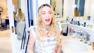 Madonna sings Live version of Levitating, with Dua Lipa, low key even better than the original