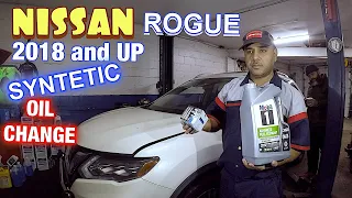 How to change oil and filter on 2018 Nissan ROGUE