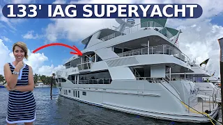 $ 13,500,000 2016 133 'IAG "SERENITY" SuperYacht Walkthrough & Specs / Luxury Charter Yacht Tour