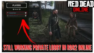 *STILL WORKING* PRIVATE LOBBY GLITCH IN RED DEAD ONLINE! (RED DEAD REDEMPTION 2)