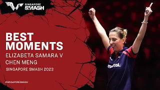 Best Moments | Elizabeta Samara v Chen Meng | Women's Singles R32 Singapore Smash 2023