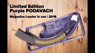 Limited Edition Purple Podavach Magazine Loader in use | 2016