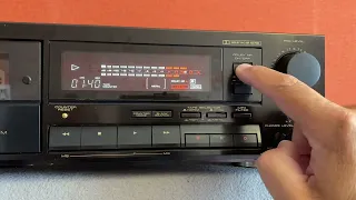 Pioneer CT 445 обзор кассетной деки