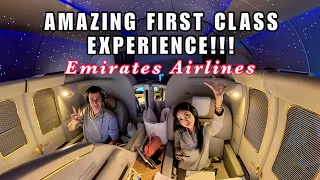 AMAZING FIRST CLASS EXPERIENCE!!!|EMIRATES AIRLINES